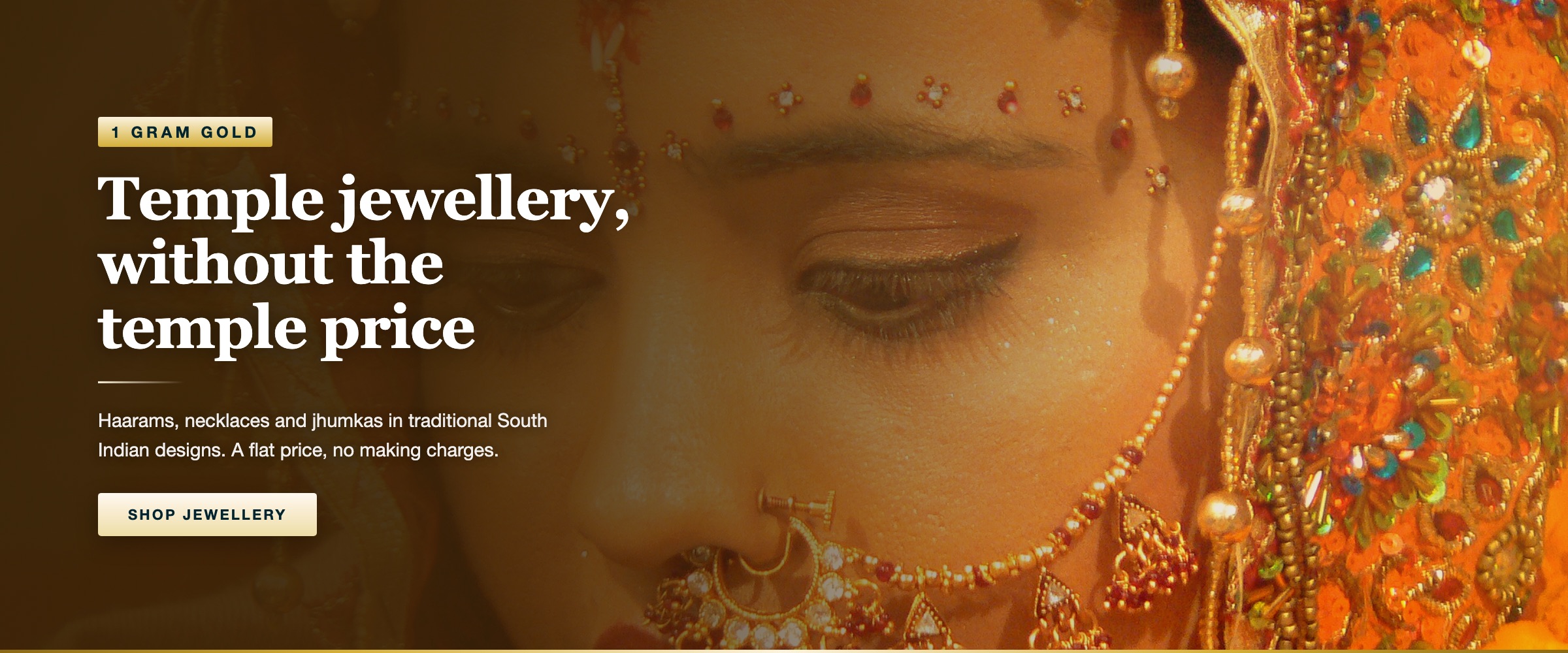 Temple jewellery, without the temple price
