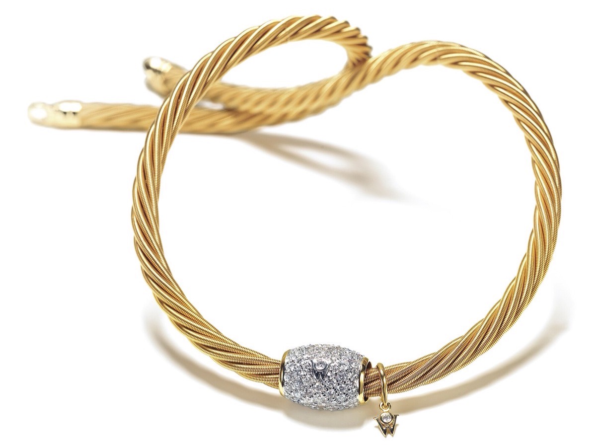 Single Line Stone Necklace